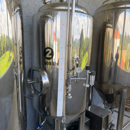 Tanques de fermentação em aço inoxidável
